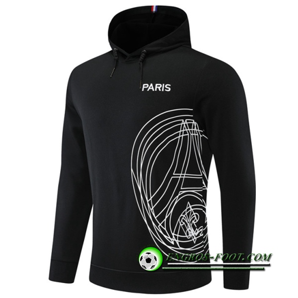 Sweatshirt Training Capuche PSG Noir 2022/2023