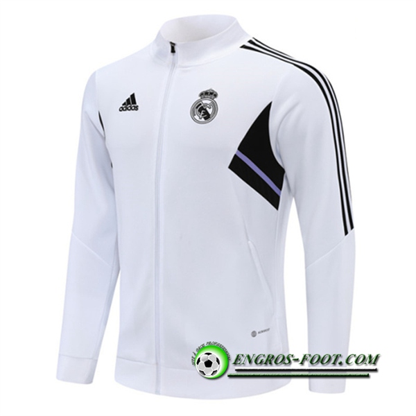 Veste Foot Real Madrid Blanc 2022/2023