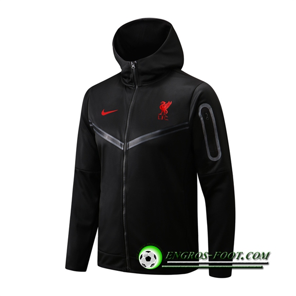 Veste A Capuche FC Liverpool Noir 2022/2023