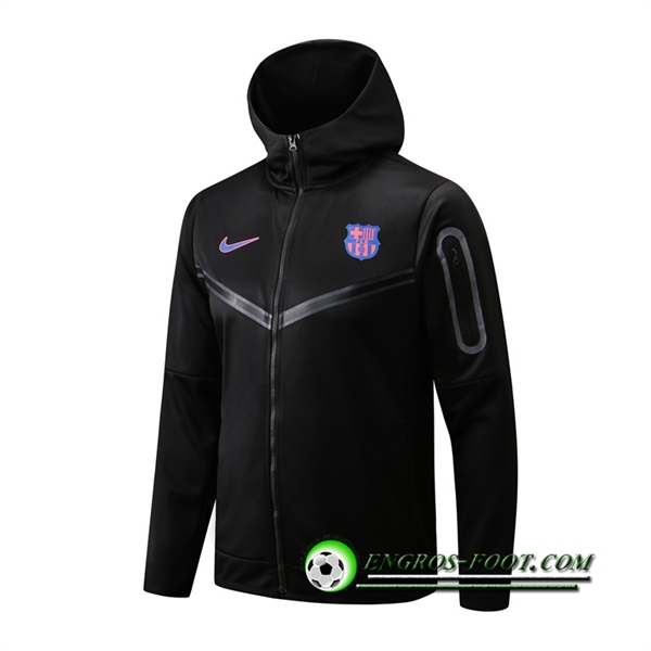 Veste A Capuche FC Barcelone Noir 2022/2023