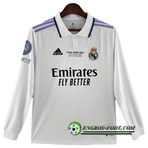 Maillot Real Madrid 14 Champions Edition Domicile Manches Longues 2022/2023