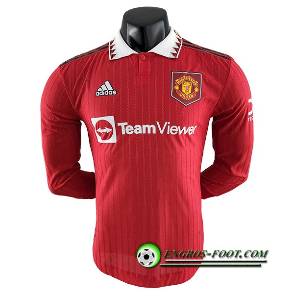 Maillot de Foot Manchester United Domicile Manches Longues 2022/2023