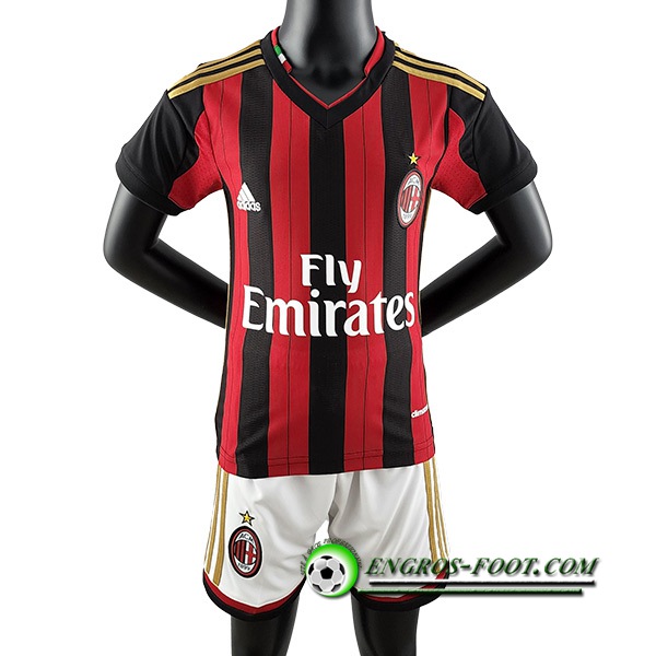 Maillot de Foot Milan AC Enfant Retro Domicile 2013/2014