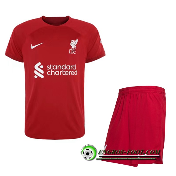 Ensemble Maillot Foot FC Liverpool Domicile + Short 2022/2023