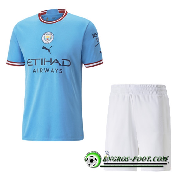 Ensemble Maillot Foot Manchester City Domicile + Short 2022/2023