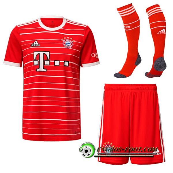 Ensemble Maillot Foot Bayern Munich Domicile (Short + Chaussettes) 2022/2023