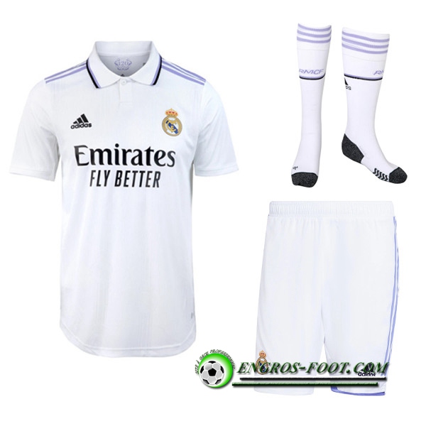 Ensemble Maillot Foot Real Madrid Domicile (Short + Chaussettes) 2022/2023