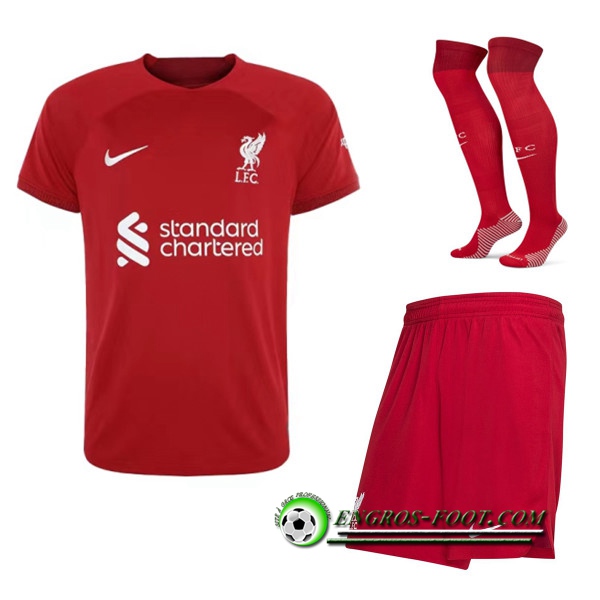 Ensemble Maillot Foot FC Liverpool Domicile (Short + Chaussettes) 2022/2023