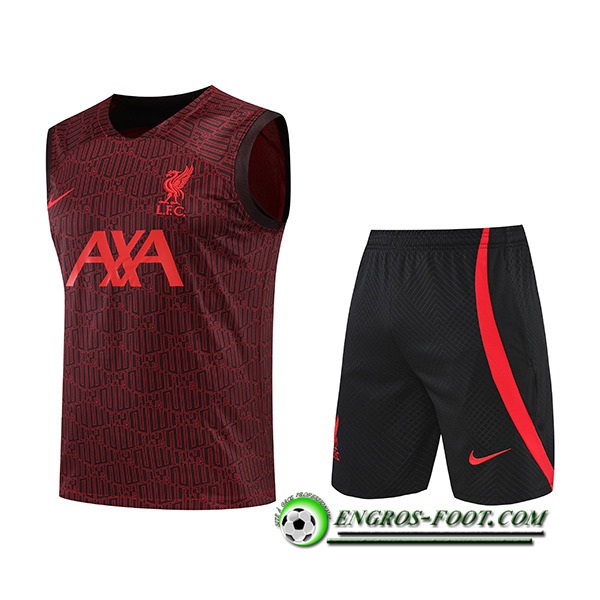 Ensemble Training Debardeur + Shorts FC Liverpool Brown 2022/2023