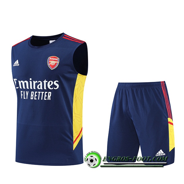 Ensemble Training Debardeur + Shorts Arsenal Bleu Marin 2022/2023