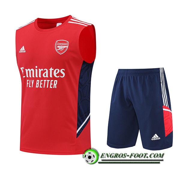 Ensemble Training Debardeur + Shorts Arsenal Rouge 2022/2023