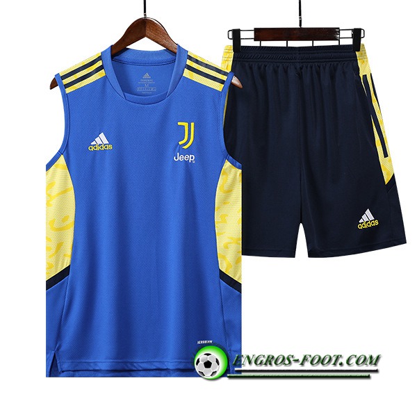 Ensemble Training Debardeur + Shorts Juventus Bleu 2022/2023