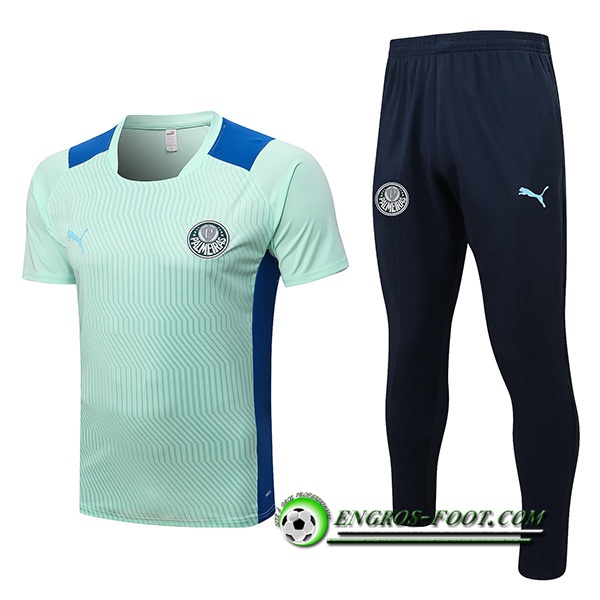 Ensemble Training T-Shirts + Pantalon Palmeiras Vert 2022/2023