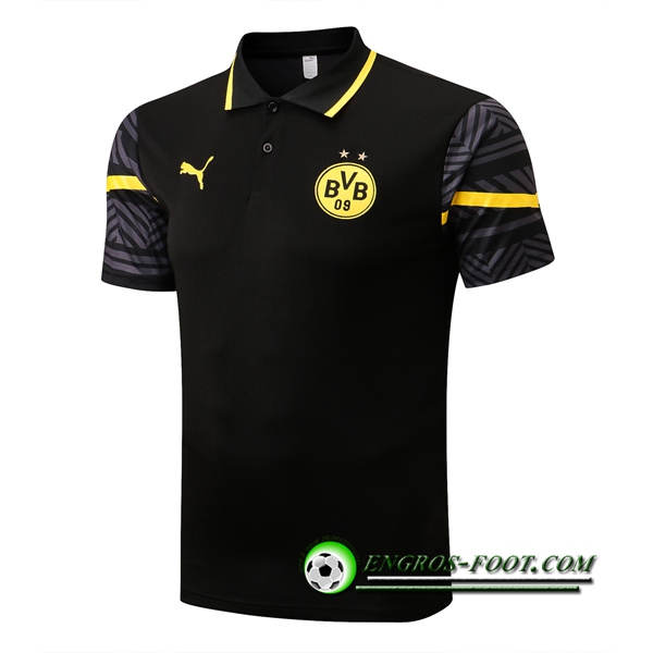 Polo Foot Dortmund BVB Noir 2022/2023