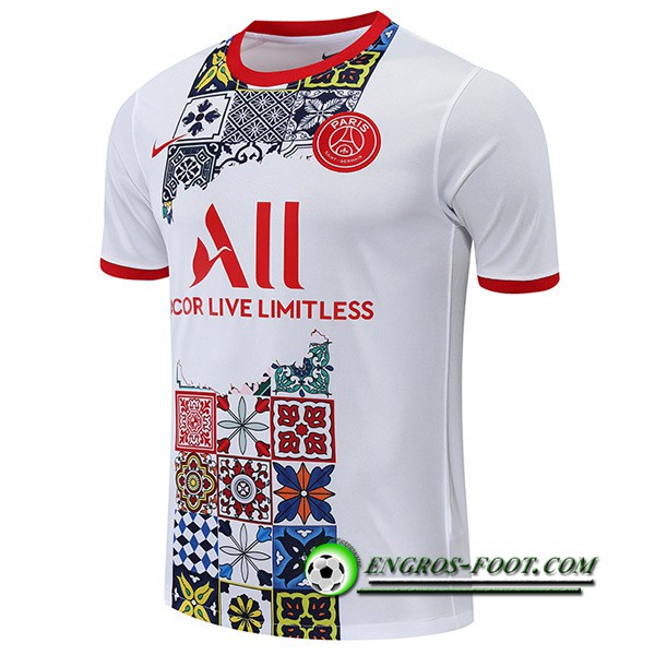 Training T-Shirts PSG Rouge/Blanc 2022/2023