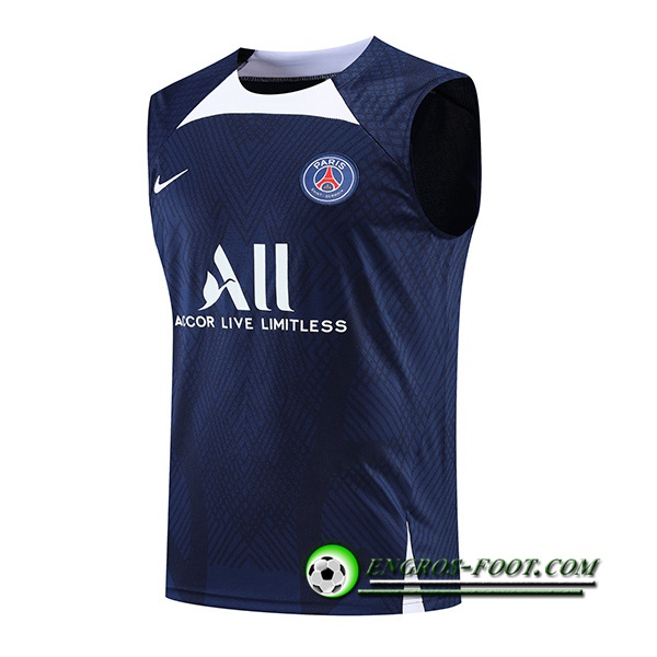 Training Debardeur PSG Bleu Marin/Blanc 2022/2023