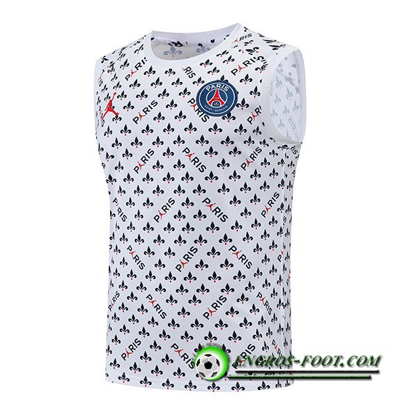 Training Debardeur Jordan PSG Blanc 2022/2023