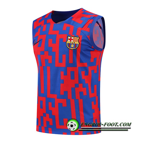 Training Debardeur FC Barcelone Rouge/Bleu 2022/2023