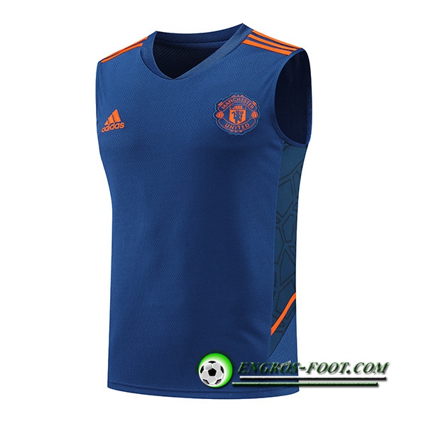 Training Debardeur Manchester United Bleu 2022/2023