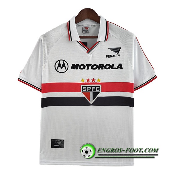 Maillot de Foot Sao Paulo FC Retro Domicile 1999