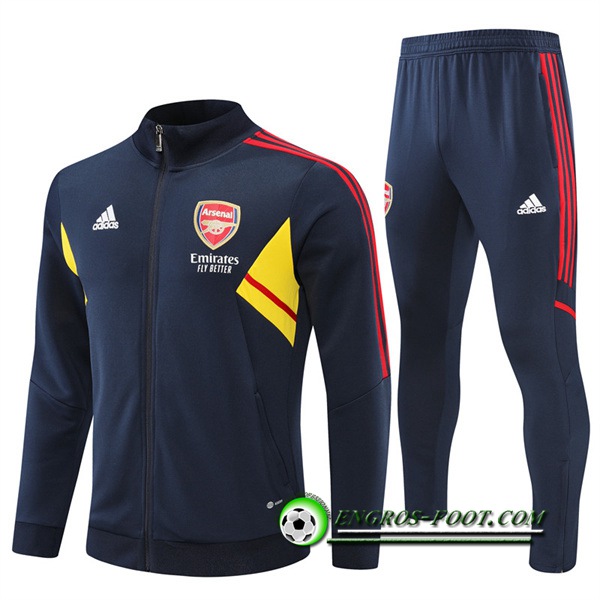 Ensemble Survetement de Foot - Veste Arsenal Bleu Marin 2022/2023