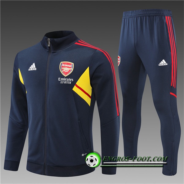 Ensemble Survetement de Foot - Veste Arsenal Enfant Bleu Marin 2022/2023