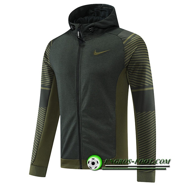 Veste A Capuche Nike Vert Fonce 2022/2023