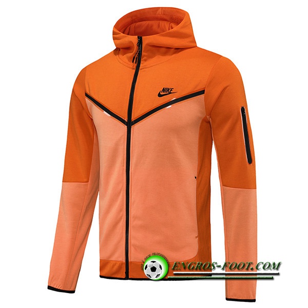 Veste A Capuche Nike Orange 2022/2023