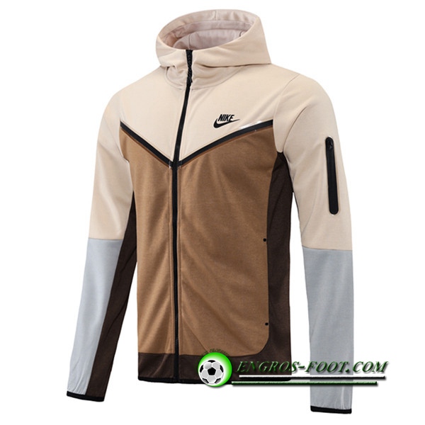 Veste A Capuche Nike Brune 2022/2023