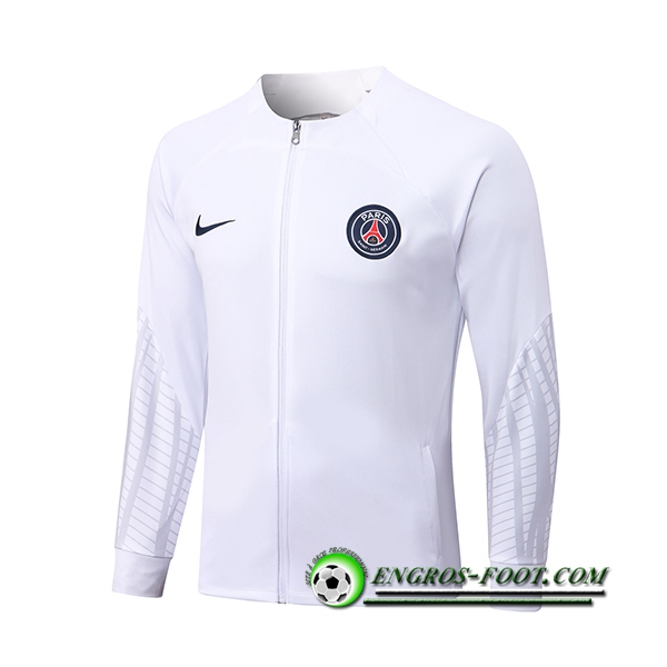 Veste Foot PSG Blanc 2022/2023