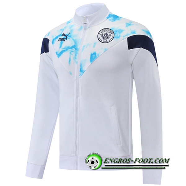 Veste Foot Marseille OM Blanc/Bleu 2022/2023