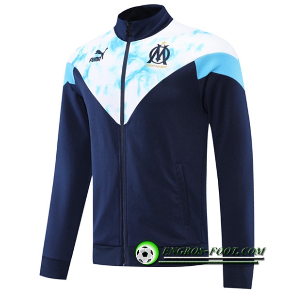 Veste Foot Marseille OM Bleu Marin 2022/2023