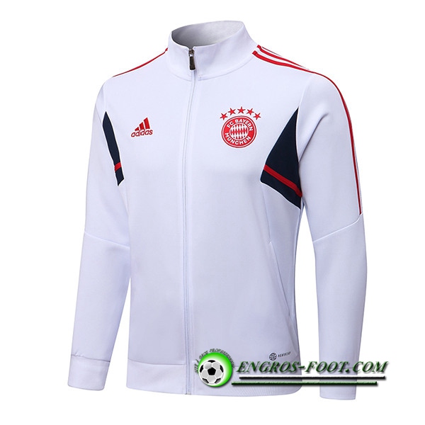 Veste Foot Bayern Munich Blanc 2022/2023