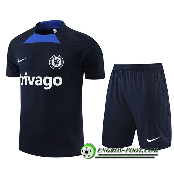 Ensemble Training Debardeur + Shorts FC Chelsea Bleu Marin 2022/2023