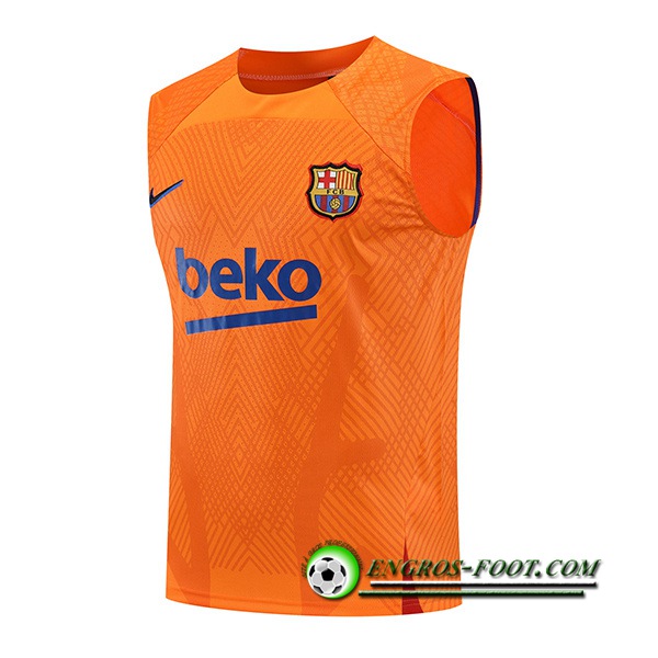 Training Debardeur FC Barcelone Orange 2022/2023