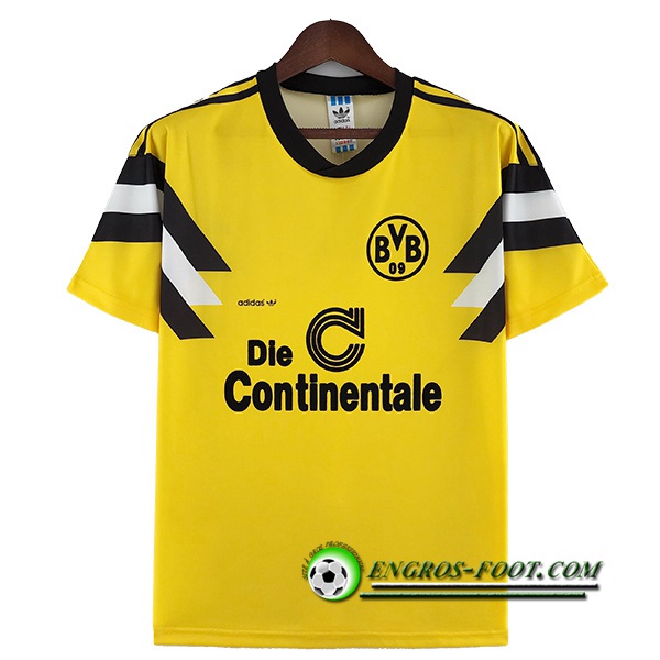 Maillot de Foot Dortmund Retro Domicile 1989