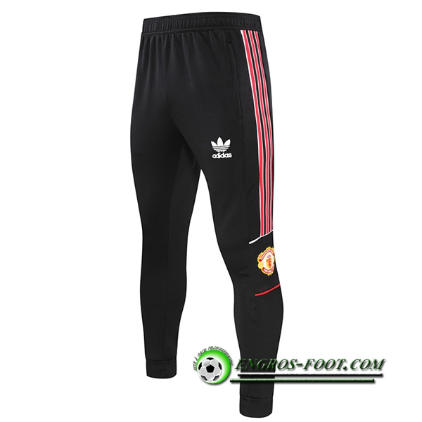 Pantalon Foot Manchester United Clover Noir 2022/2023