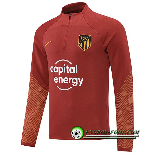 Sweatshirt Training Atletico Madrid Brune 2022/2023