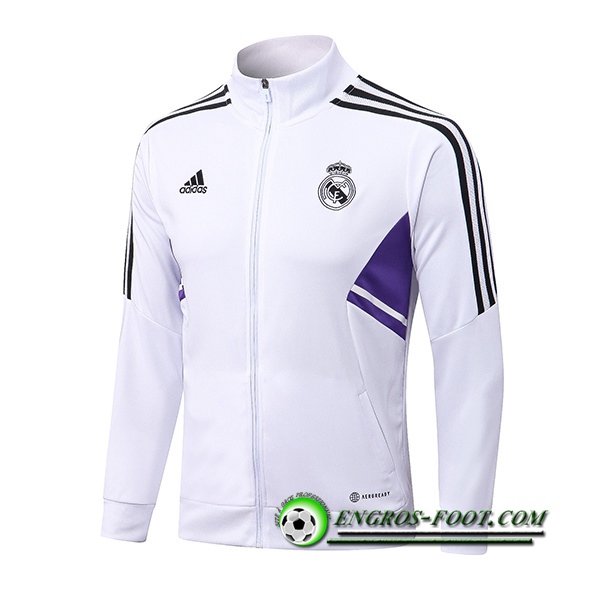 Veste Foot Real Madrid Blanc 2022/2023