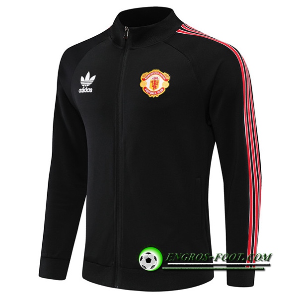 Veste Foot Manchester United Clover Noir 2022/2023