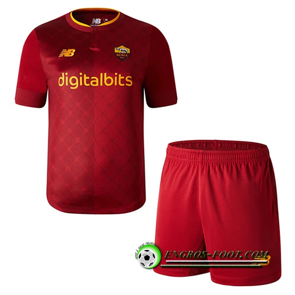 Nouveau Maillot de Foot AS Rome Enfant Domicile 2022/2023