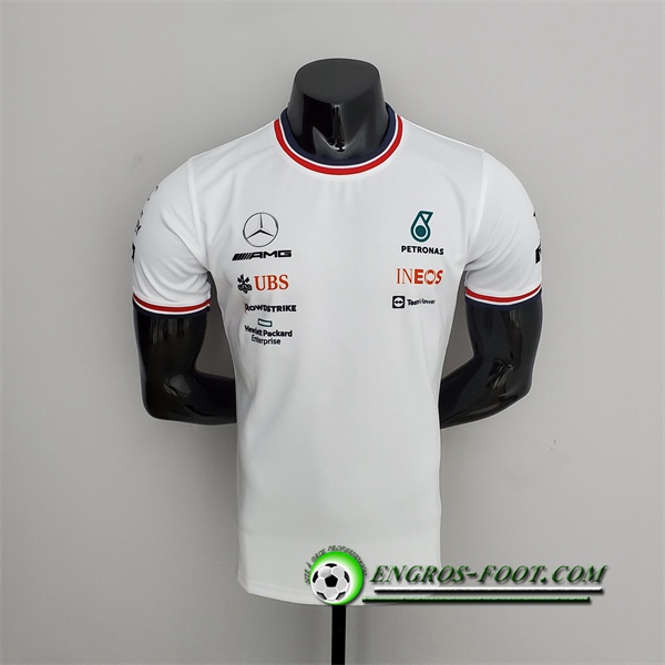 T-Shirt F1 Mercedes Benz Blanc 2022