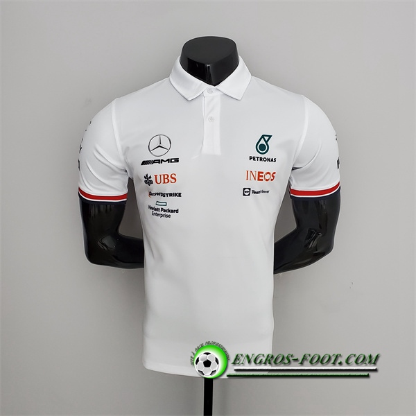 Polo F1 Mercedes Benz Blanc 2022