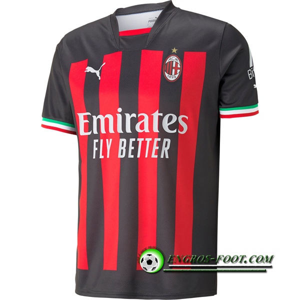 Nouveau Maillot de Foot Milan AC Domicile 2022/2023