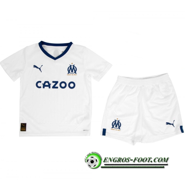 Nouveau Maillot de Foot Marseille Enfant Domicile 2022/2023