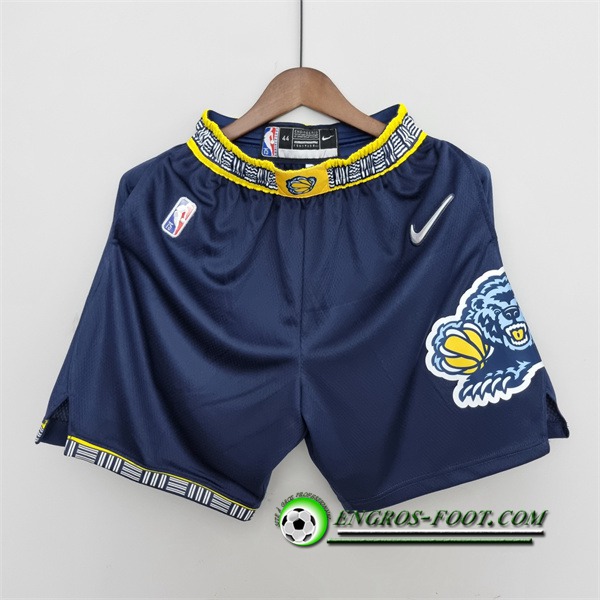 Shorts NBA Memphis Grizzlies 2022 Bleu Royal Urban Edition