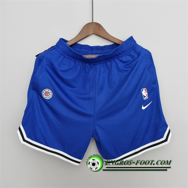 Shorts NBA Los Angeles Clippers 2022 Bleu Us Training