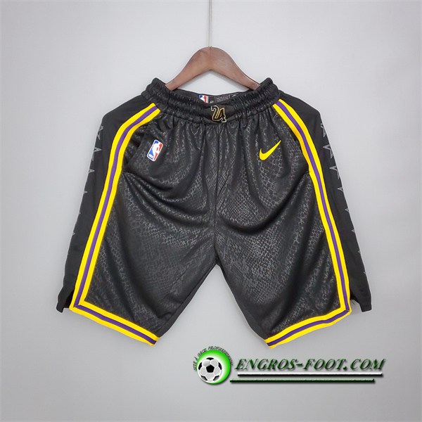 Shorts NBA Los Angeles Lakers Noir