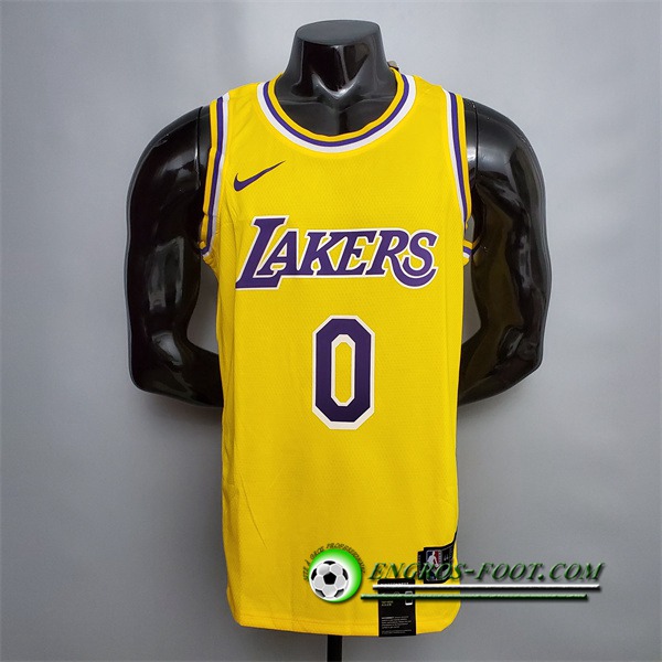 Maillot Los Angeles Lakers (Youmg #0) Jaune