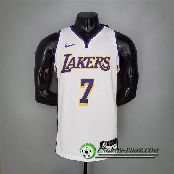 Maillot Los Angeles Lakers (Anthony #7) Blanc/Pourpre